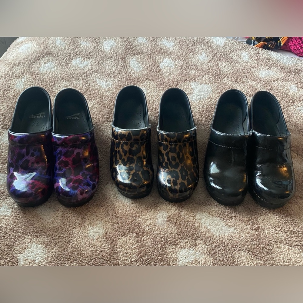 Danskos size 37. All 3 pairs $50 OBO